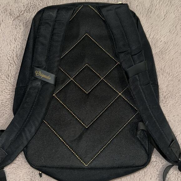 Beautiful Black BeeMini Backpack with Uber Eats Patch - Picture 4 of 8